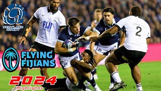 Fiji vs Scotland 2024  Highlights [upl. by Margarida756]