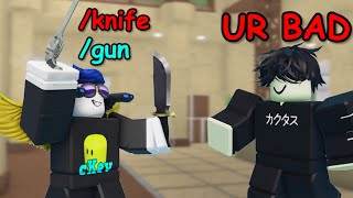 Trolling Kid in Voice Chat with ADMIN COMMANDS Murder Mystery 2 [upl. by Brenner]