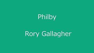 Philby Rory Gallagher guitar tab score [upl. by Artemus]