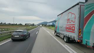 DAF XF530 Fahrt Schaffhausen nach Steffisburg BE  Ausfahrt Schöftland bis Ausfahrt Wangen a d Aar [upl. by Elise678]