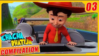 Chacha Bhatija  Animated Stories  New Compilation 03  Hindi Stories  Wow Kidz Comedy [upl. by Cower]