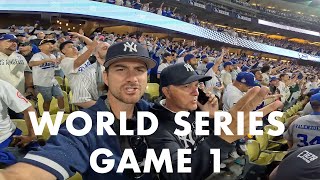 2024 WORLD SERIES GAME 1 AT DODGER STADIUM [upl. by Ennovehs]