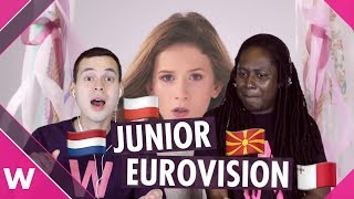 Junior Eurovision 2018 Reaction Macedonia  Poland [upl. by Junji]