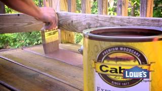 Cabot Deck Stain Featured At Lowes Commercial  LensFlare Creations Charlotte NC [upl. by Shum]