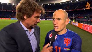 Interview Robben na Nederland  Ghana [upl. by Eiba]