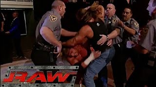 Eric Bichoff Suspends Shawn Michaels HBK Attacks HHH RAW May 102004 [upl. by Octavie872]