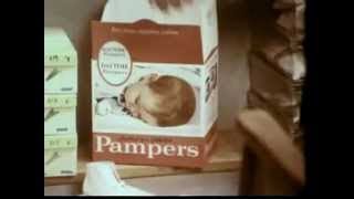 Pampers Disposable Diapers 1970s  Classic TV Commercial [upl. by Oriel]