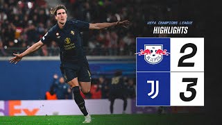 HIGHLIGHTS UCL  RB Leipzig 23 Juventus  Dusan and Conceição pull off an amazing COMEBACK [upl. by Nojad]