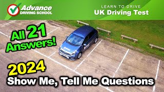 2024 ‘Show Me Tell Me Questions  UK Driving Test [upl. by Drannel]