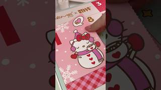 🎀 Cutest Makeup Advent Calendar Hello Kitty x The Crème advent adventcalendar hellokitty asmr [upl. by Jamnis]