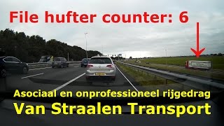 File Hufters Asociaal en onprofessioneel rijgedrag Van Straalen Transport [upl. by Ardnasirhc]