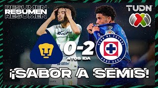 HIGHLIGHTS  Pumas 02 Cruz Azul  CL2024  Liga Mx 4tos  TUDN [upl. by Udell]