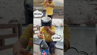 20 Liter Vs 2 Liter Coca Cola shorts [upl. by Elmore]