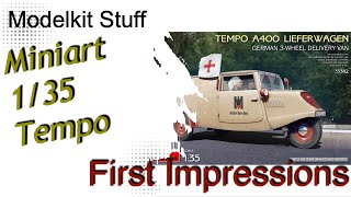 First impressions Miniart 135 Tempo A400 Lieferwagen [upl. by Jola]