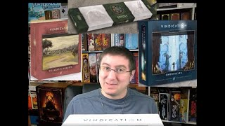 Vindication Board Game Expansions Unboxing [upl. by Nugesulo]