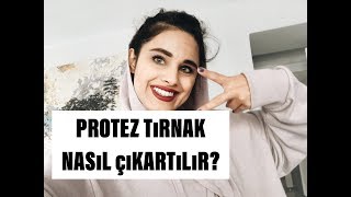 EVDE PROTEZ TIRNAK NASIL YAPILIR 2  NASIL ÇIKARTILIR  PAHALI MI [upl. by Rothwell958]