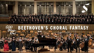 BEETHOVEN Choral Fantasy for piano voices chorus and orchestra Op 80 [upl. by Julio634]