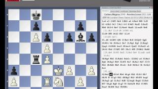 Levon Aronian  Magnus Carlsen London Chess Classic 2012 Round 2 [upl. by Ater]