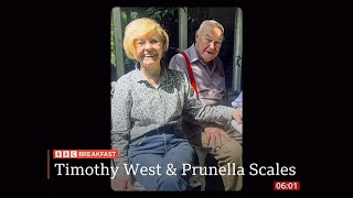 Timothy West amp Prunella Scales  60 years of marriage interview UK 15Nov2023 [upl. by Corkhill]