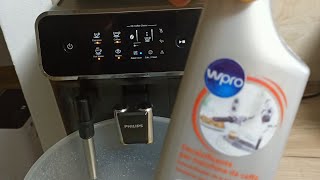 DECALCIFIERE AUTOMATE DE CAFEA PHILIPS SERIES philips automatic coffee descalercalc clean Philips [upl. by Ynetsed]