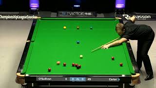 Ronnie OSullivan vs Ali Carter  2022 Championship League Snooker Invitational [upl. by Airbma253]