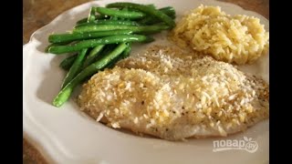 Baked tilapia fillet in breadcrumbs [upl. by Shandra]