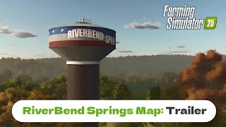 Riverbend Springs map for FS25 Trailer [upl. by Kumar]