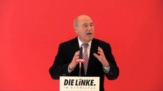 Gregor Gysi DIE LINKE »Wir stehen am Scheideweg der Energiewende« [upl. by Erreid]