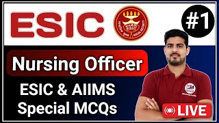 ESIC  AIIMS NORCET  UPUMS Nursing Officer Exam Preparation 1 [upl. by Coltson891]