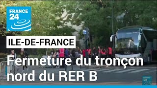 IledeFrance  fermeture du tronçon nord du RER B beaucoup de flegme et un peu dagacement [upl. by Ennoryt]