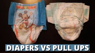 Diapers vs Pull Ups  Whats the Difference amp Which is Better [upl. by Aiuqat]