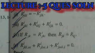 Tensor analysis unit 4 lec 5 curvature tensor based question 👍👍👍 by Shivam dubey [upl. by Riordan]