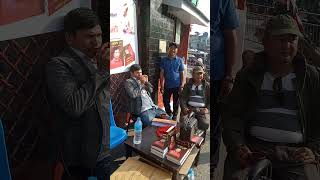 Mahabir Pun biography BOOK Sale at Bhanu Chowk Dharan [upl. by Aikel]