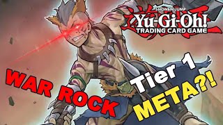 WAR ROCK IS ACTUALLY GAME BREAKING  YuGiOh [upl. by Ayatahs]