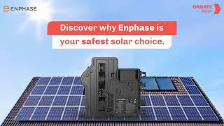 About Enphase solar advantages by Ornate solar  Part I  Safety [upl. by Terrag]