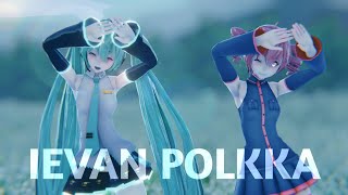 MMDMiku amp Teto IEVAN POLKKA [upl. by Arabelle]