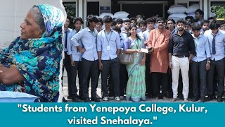 quotStudents from Yenepoya College Kulur visited Snehalayaquot [upl. by Nossaj]