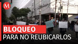 Comerciantes bloquean Eje 3 Norte en Azcapotzalco CdMx [upl. by Portingale212]