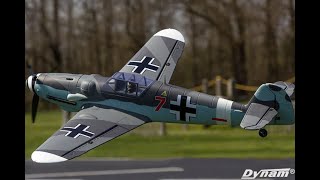 Dynam Messerschmitt BF109 V2 ScaleLike Flying [upl. by Lais773]