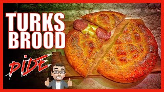 Turks brood  PIDE  KOKEN MET GUNTHER [upl. by Einyaj]