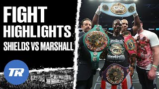 Claressa Shields Becomes Undisputed Champion Again Beating Savannah Marshall  HIGHLIGHTS [upl. by Meuser]