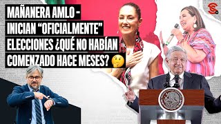 MAÑANERA AMLO Inician “oficialmente” elecciones ¿Qué no habían comenzado hace meses 🤔 0132024 [upl. by Norreht]