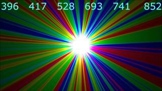 six in one solfeggio 396 417 528 639 741 852  theta beats [upl. by Polloch928]