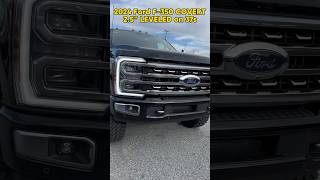 2024 Ford F350 Platinum 25” LEVELED on 37sCovert Edition [upl. by Britni]