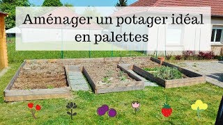 Aménager un potager en palettes [upl. by Ettenal]