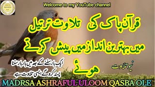 beautiful Quran pak ki tilawat tartil behtareen Andaaz meinqurantarteel [upl. by Chatwin]