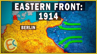 Eastern Front of WW1 animated 1914 [upl. by Berneta]