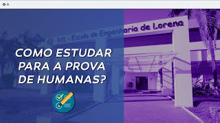 Como estudar para a prova de Humanas da Transferência Externa da USP [upl. by Sudnak]