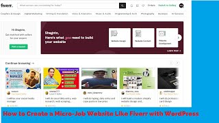 How to Create a MicroJob Website Like Fiverr  Freelancer Marketplace with WordPress [upl. by Battat295]