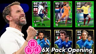 New Featured v362 🎉🎉 X6 Pack Opening Efootball 2024 Mobile  Free Arsenal Showtime Card 🔥 [upl. by Dwayne]